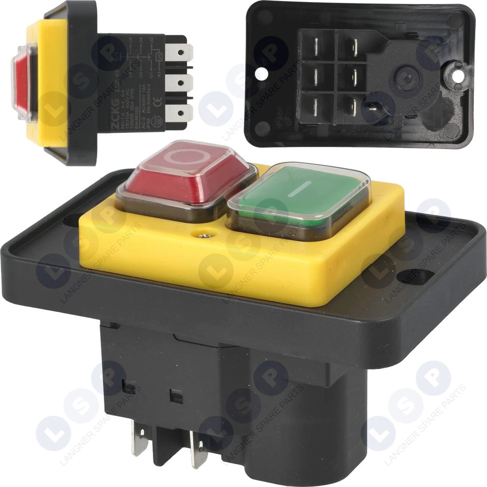 Spínač elektromagnetický spínač, 3-fázový, 400V, 7 kontaktov